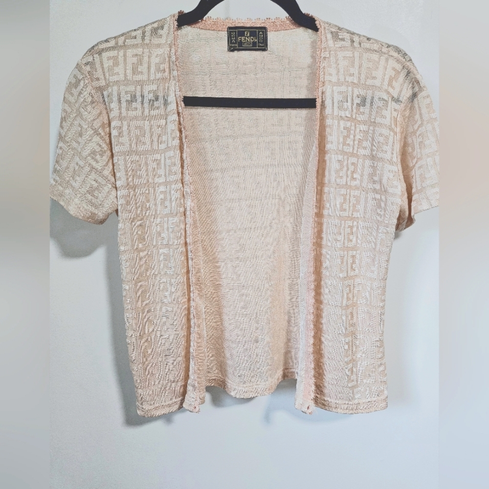 FENDI cropped cardigan